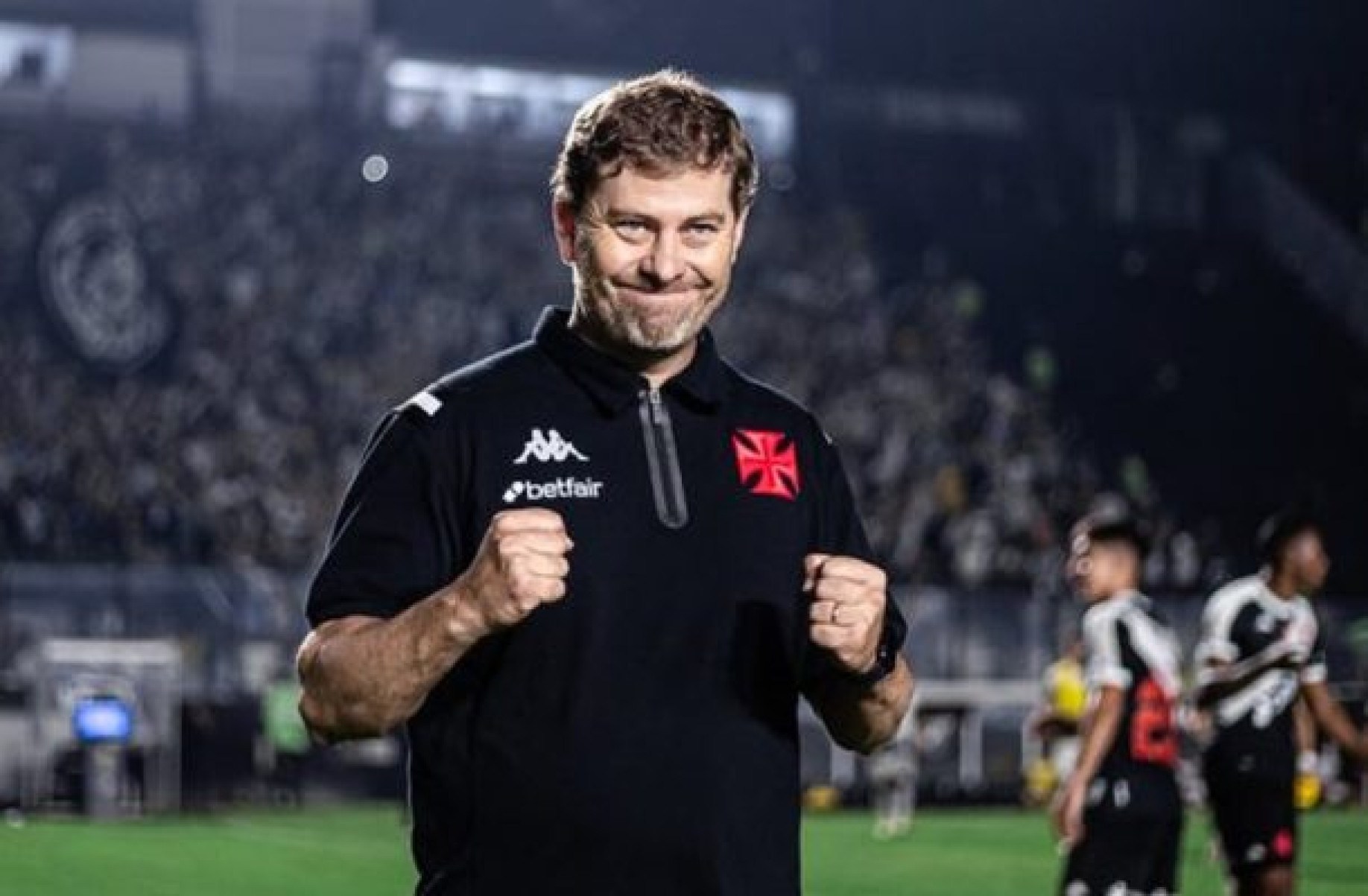 Rafael Paiva vê o Vasco forte na briga por uma vaga na Libertadores -  (crédito: Foto: Leandro Amorim/Vasco)