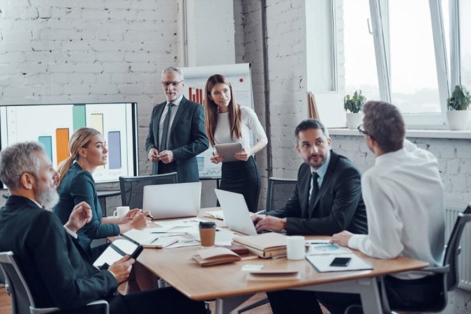 Uma apresentação de trabalho bem-feita conquista a atenção do público (Imagem: G-Stock Studio | Shutterstock)  -  (crédito: EdiCase)