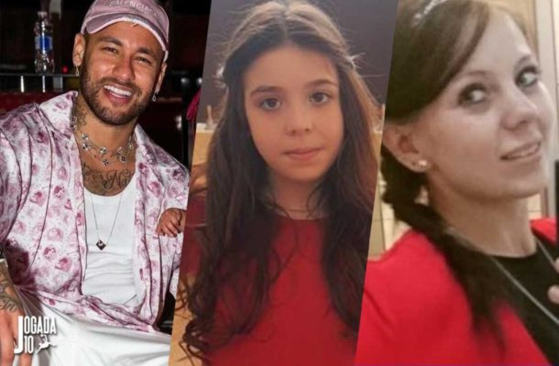 Postagem da ex-modelo em que compara a semelhança de sua filha com Neymar quando era criança -  (crédito: Foto: Reprodução / Instagram)