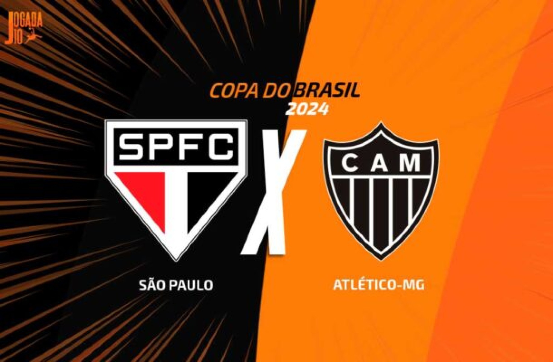 São Paulo x Atlético-MG -  (crédito: Foto: Arte Jogada10)