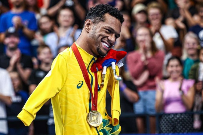 Com essa vitória, Gabriel tem agora quatro medalhas -  (crédito: Alexandre Schneider/CPB)