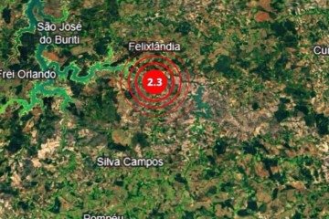 Cidade mineira registra nova série de tremores um mês após abalos - Reprodução/RSBR