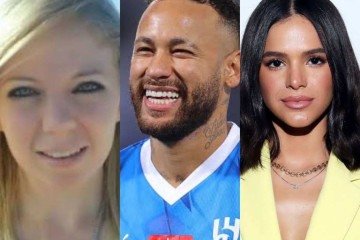 Gabriella Gaspar, Neymar Jr e Bruna Marquezine  -  (crédito: Redes Sociais )