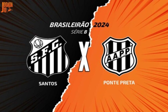 Santos x Ponte -  (crédito: Foto: Arte Jogada10)