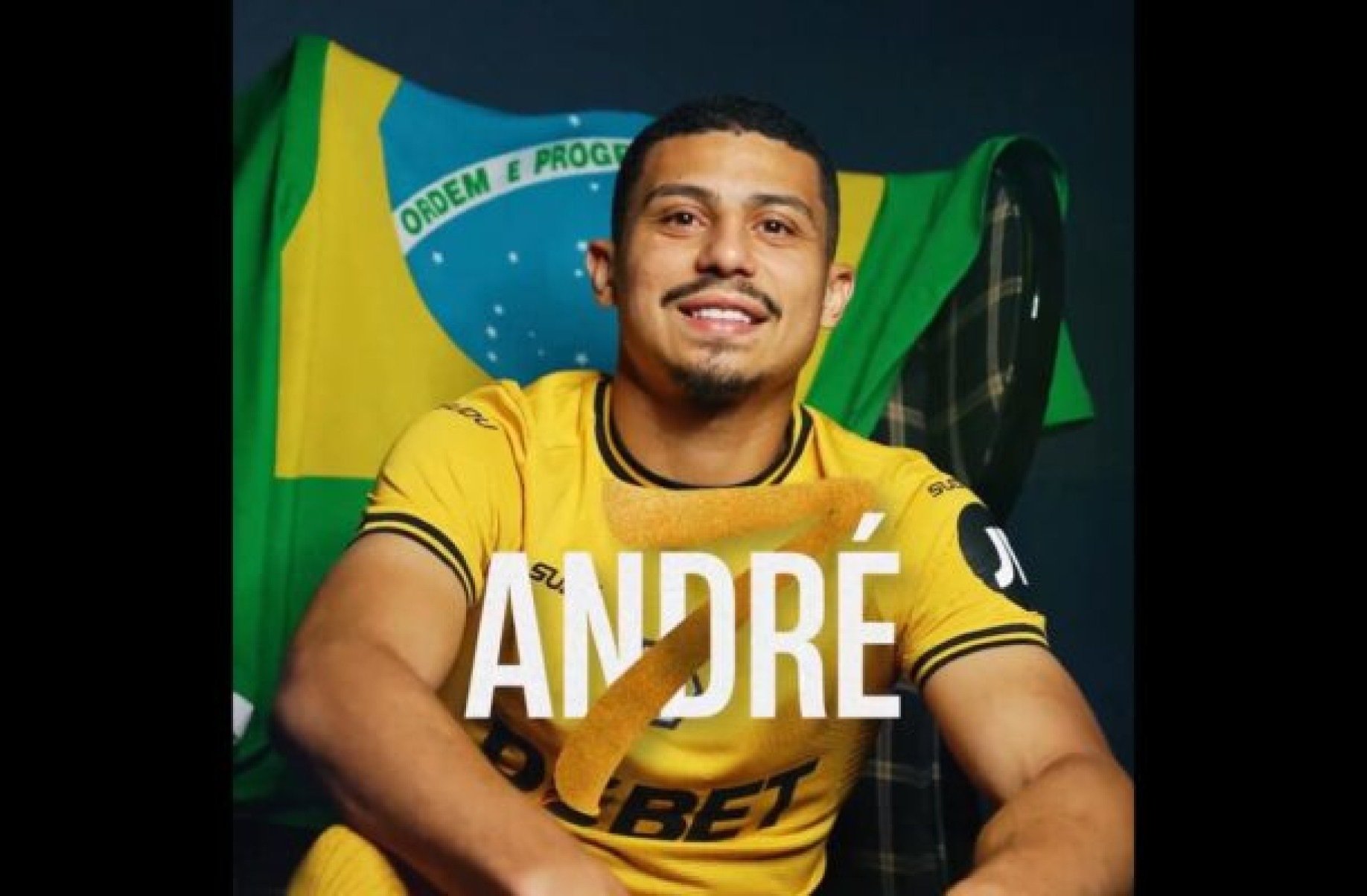 Wolverhampton anuncia a contratação de André, ex-Fluminense