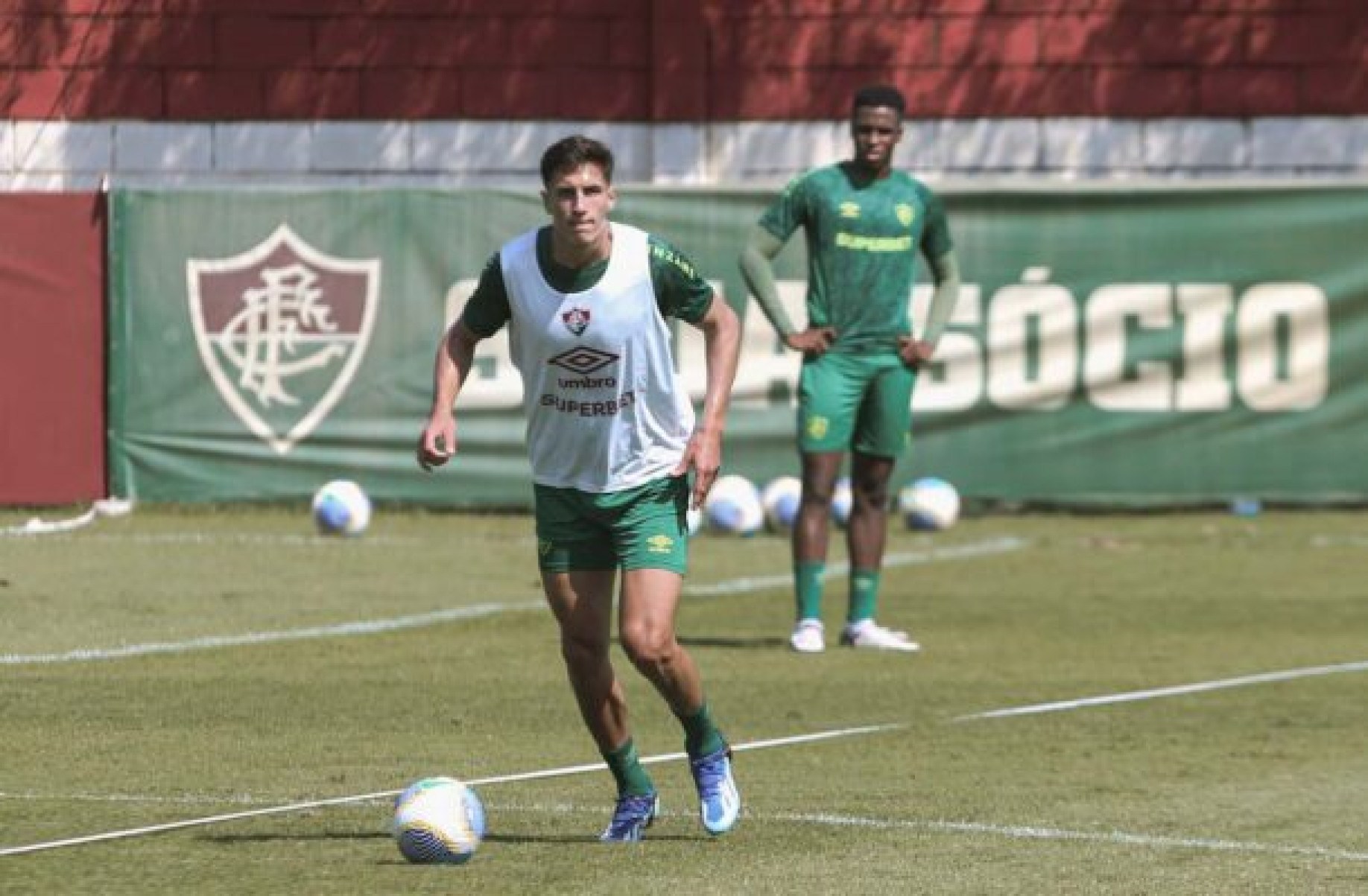 Bernal em treino do Fluminense -  (crédito:  Marcelo Gon?ves / Fluminense)