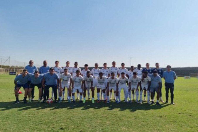 Time sub-20 do Santos -  (crédito: Foto: Divulgação/ Santos)