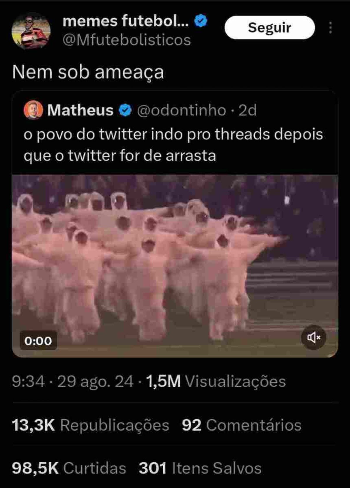 Os memes sobre o fim do X