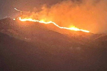 Incêndio em Nova Lima: bombeiros fazem alerta de evacuação a moradores  - Reprodução/redes sociais 