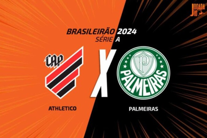 Athletico x Palmeiras -  (crédito: Foto: Arte Jogada10)