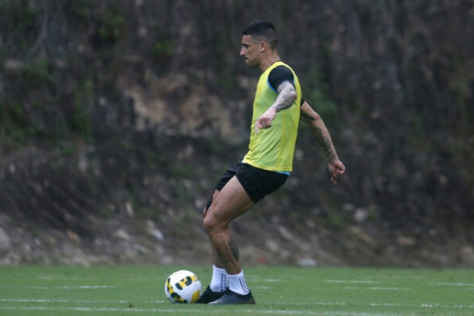 Philipe Sampaio em treino do Botafogo  -  (crédito:  Vitor_Silva)