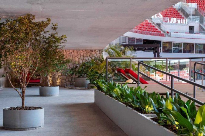 As arquitetas escolheram plantas que melhor se adaptassem 
ao ambiente