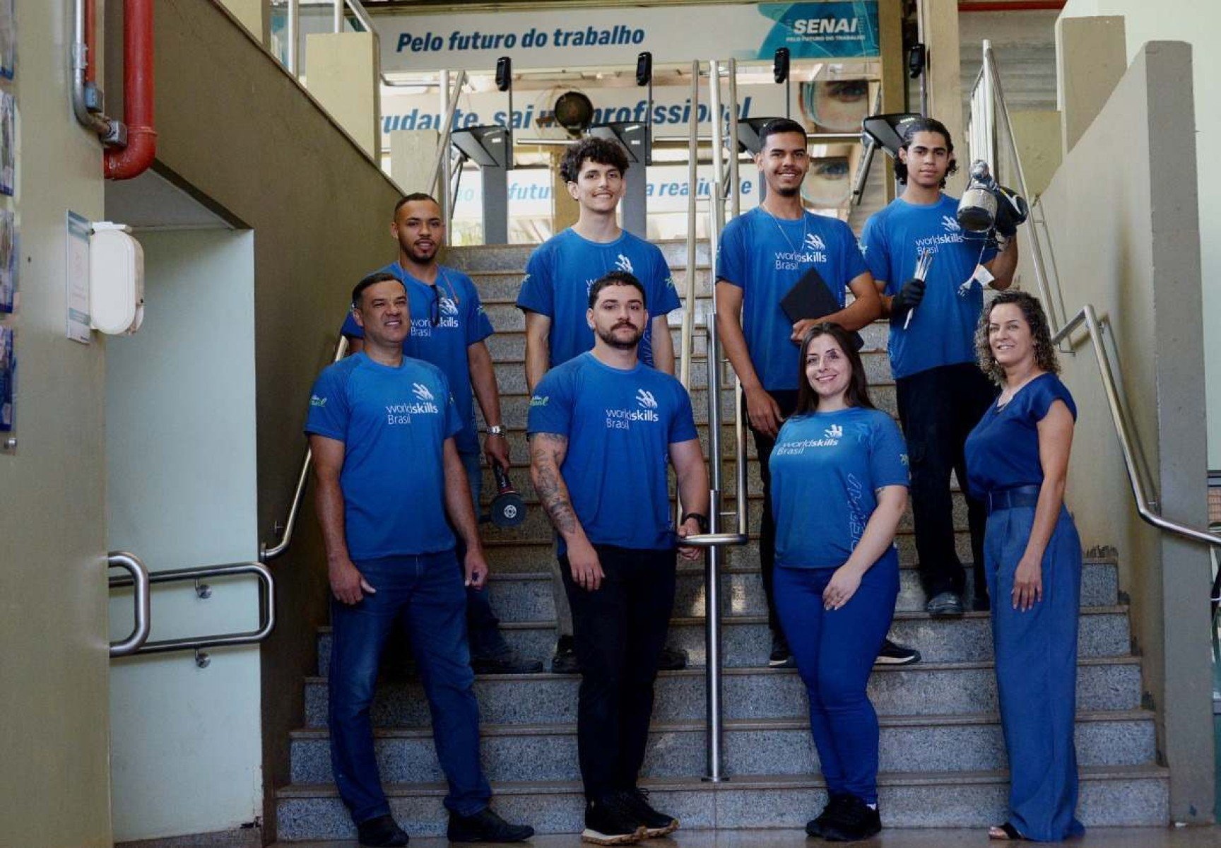 Alunos do Senai-DF representam Brasil em torneio global de ensino profissional