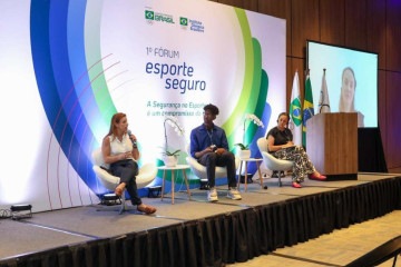 O objetivo do primeiro Fórum Nacional do Esporte Seguro foi aumentar o engajamento e a conscientização das Confederações de esportes nacionais, dos clubes e de organizações parceiras sobre tópicos do tema -  (crédito: Bruno Lorenzo/COB)