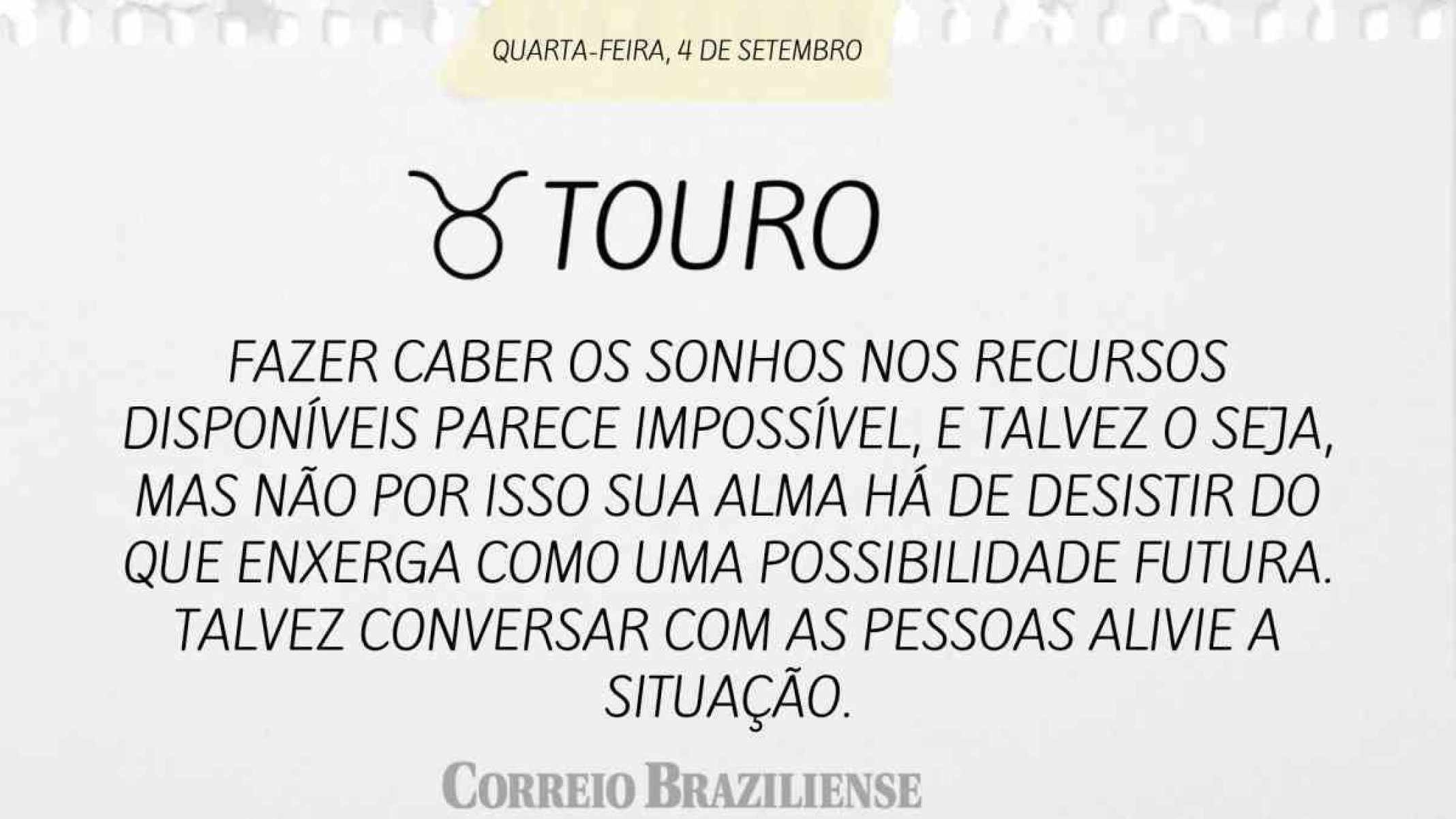 TOURO | 4 DE SETEMBRO