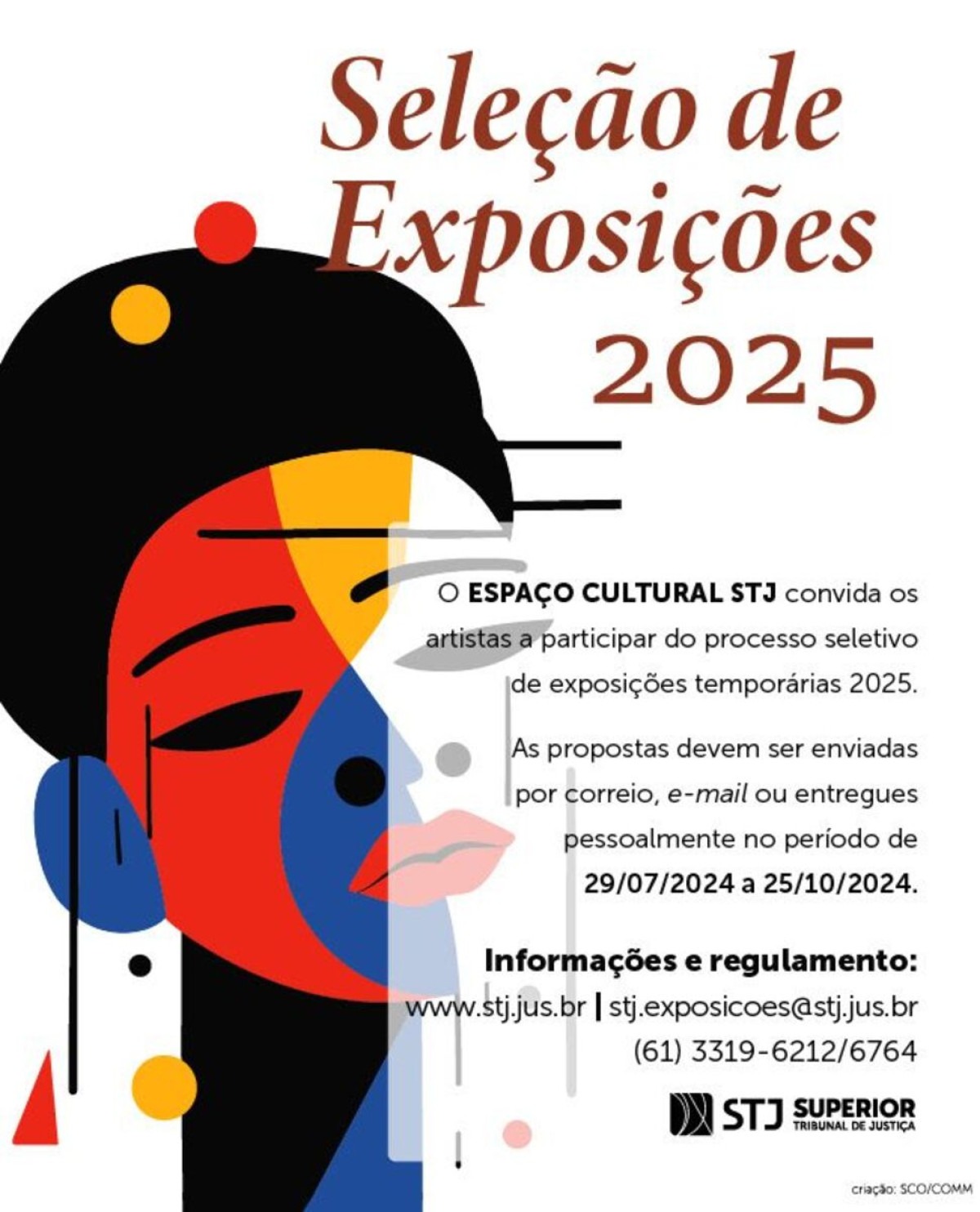 STJ recebe inscrições para exposições temporárias de 2025