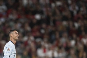  Portugal's forward #07 Cristiano Ronaldo looks on during the UEFA Nations League group A football match between Portugal and Croatia at the Luz stadium in Lisbon on September 5, 2024. (Photo by Patricia DE MELO MOREIRA / AFP)
       -  (crédito: Patricia de Melo Moreira/AFP)