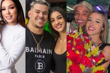 DJ Buarque diz que ficaria com a ex do atual companheiro de Bia Miranda -  (crédito: Instagram Bia/Buarque/Gato Preto/Nicoly)