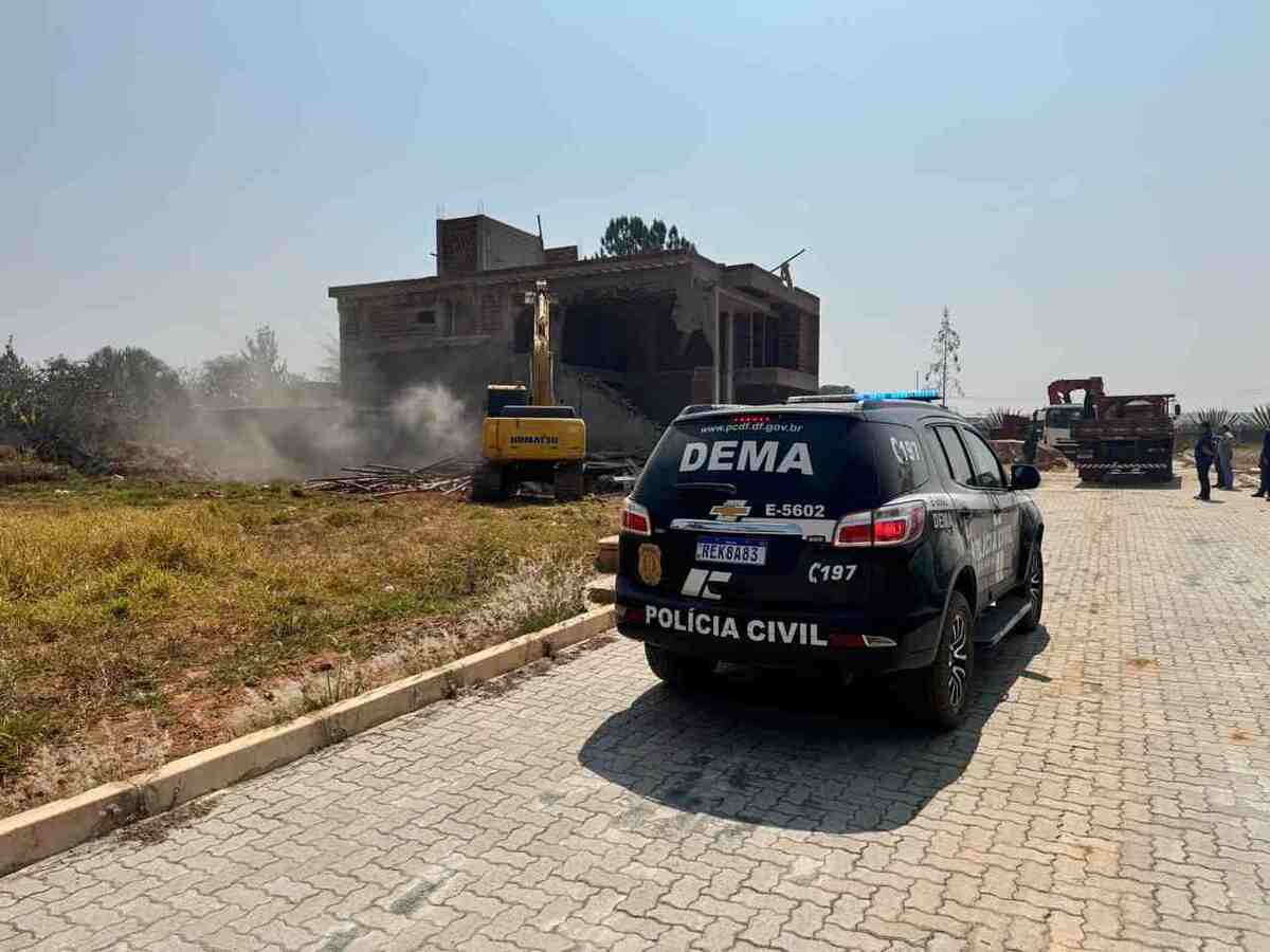 Cinco homens são presos praticando crime ambiental no Paranoá