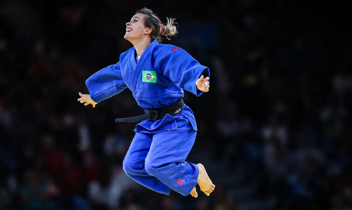 Rosicleide Andrade conquista primeira medalha do judô em Paris -  (crédito: EBC)