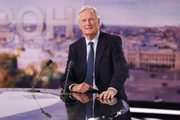 O primeiro-ministro conservador, Michel Barnier, montou um gabinete de centro-direita depois de semanas de negociações. -  (crédito:  AFP)