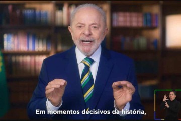 Lula fala sobre democracia e liberdade em pronunciamento em rede nacional em celebração aos 202 anos da Independência do Brasil -  (crédito: Divulgação/Governo Federal)