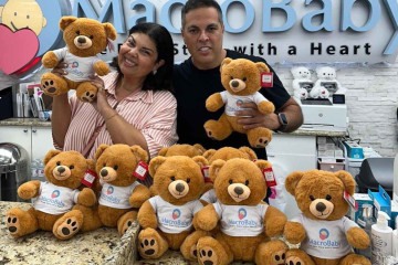 Fabiana Karla visita loja de enxoval MacroBaby em Orlando -  (crédito: Foto: Divulgacao)