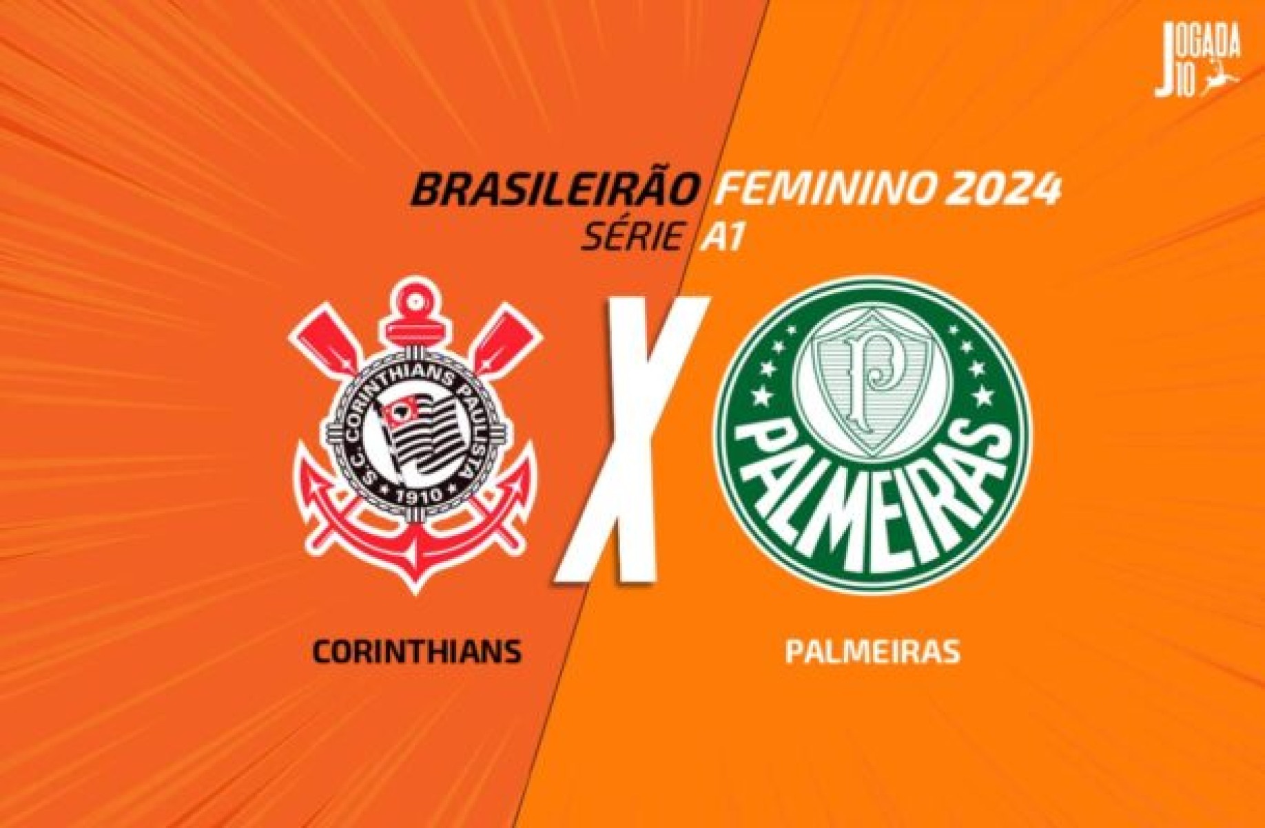 Corinthians x Palmeiras -  (crédito: Foto: Arte Jogada10)