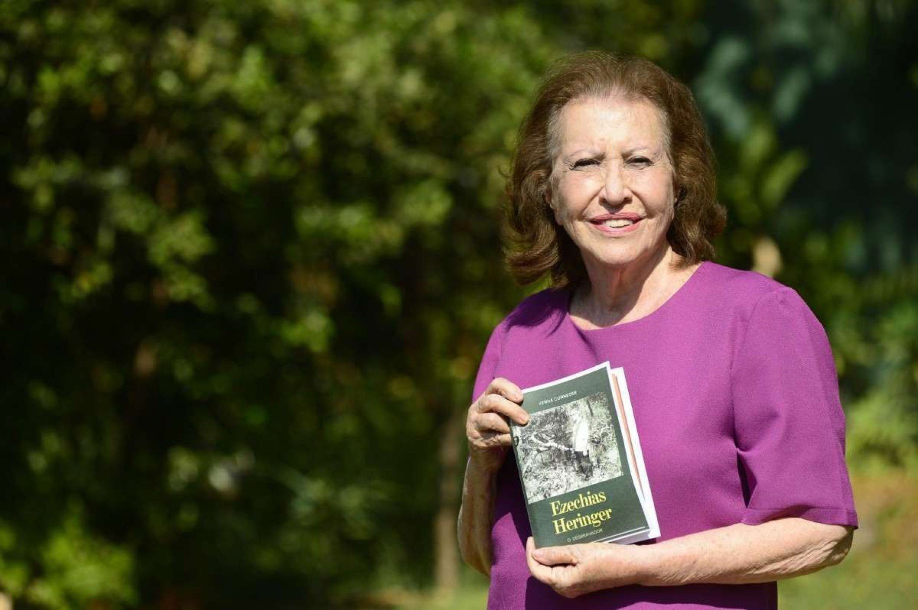  09/09/2024 Cr&eacute;dito: Marcelo Ferreira/CB/D.A Press. Brasil. Bras&iacute;lia - DF -  A arquitera Quelviz Heringer escreveu um livro sobre o pai engenheiro agr&ocirc;nomo e ambientalista Ezechias Heringer.