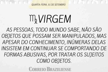 VIRGEM | 11 DE SETEMBRO DE 2024