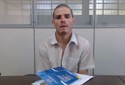 André Gabriel Ribeiro da Silva, de 37 anos, já cumpriu pena por homicídio -  (crédito: material obtido pelo Correio) -André Gabriel Ribeiro da Silva, de 37 anos, já cumpriu pena por homicídio -  (crédito: material obtido pelo Correio)