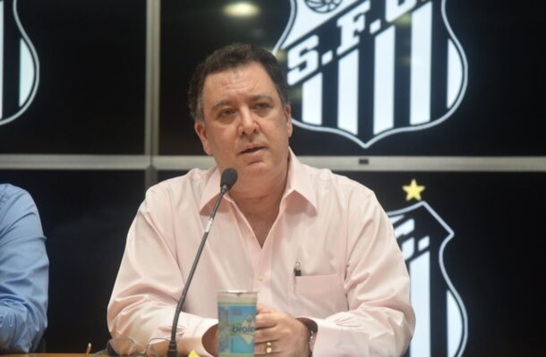 Marcelo Teixeira, presidente do Santos -  (crédito: Raul Baretta/ Santos FC.)