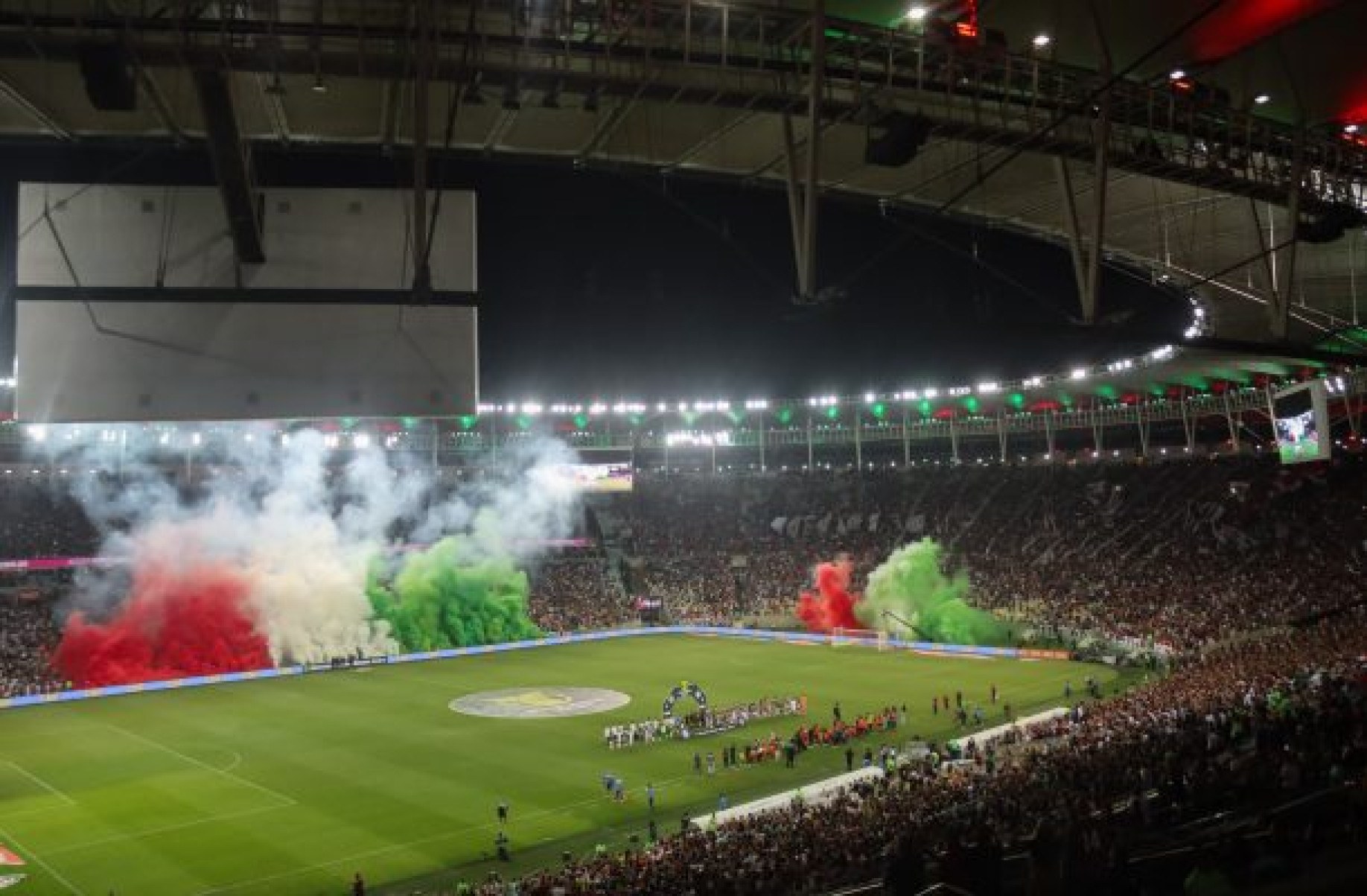 Torcida do Fluminense irá em grande número para jogo da Libertadores contra o Galo -  (crédito: Foto: MARINA GARCIA / FLUMINENSE FC)