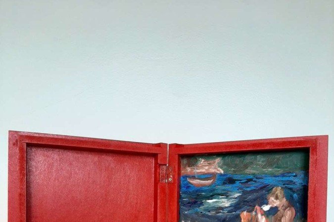 Beije o breu por mim
Exposição de Pedro Gandra. Visitação até 25 de outubro, de terça a sexta, das 13h às 19h, e sábados, das 12h às 15h, na Galeria Index (Ed. Morro Vermelho, Térreo, Setor Comercial Sul) 
