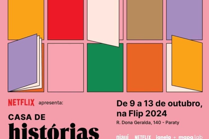 Casa de Histórias: piauí, Netflix e Janela + Mapa Lab se unem para criar a Casa de Histórias na FLIP 2024 -  (crédito: Divulgação/Felipe Maciel)