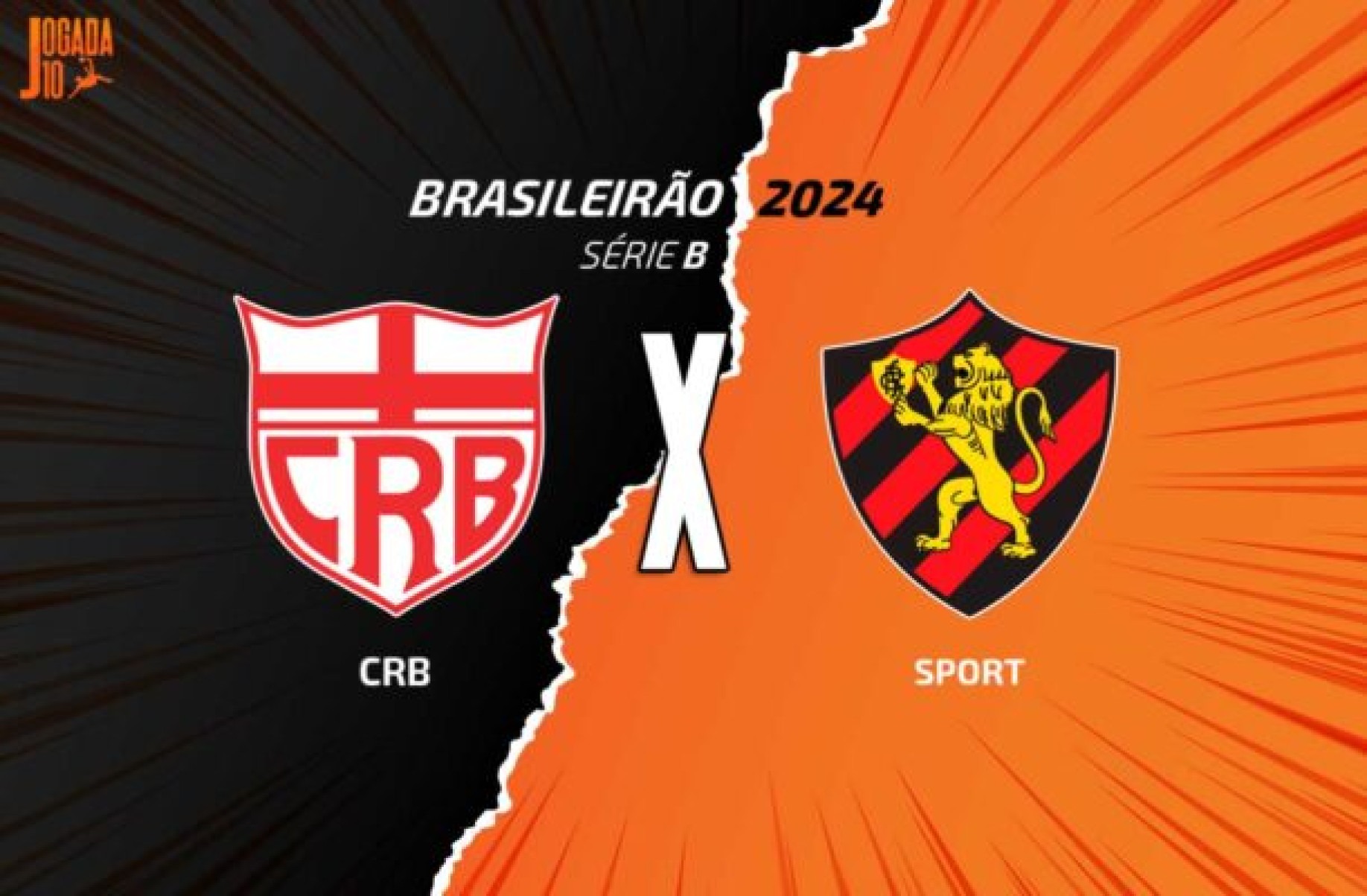 Arte de apresentação de CRB x Sport -  (crédito: Foto: Francisco Cedrim/CRB)