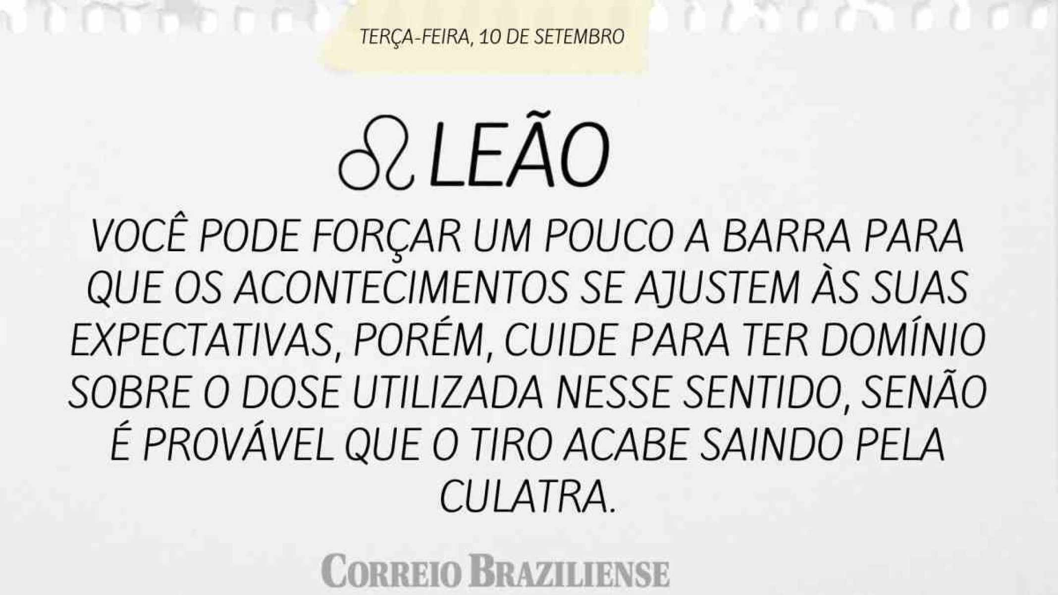 LEÃO | 10 DE SETEMBRO DE 2024