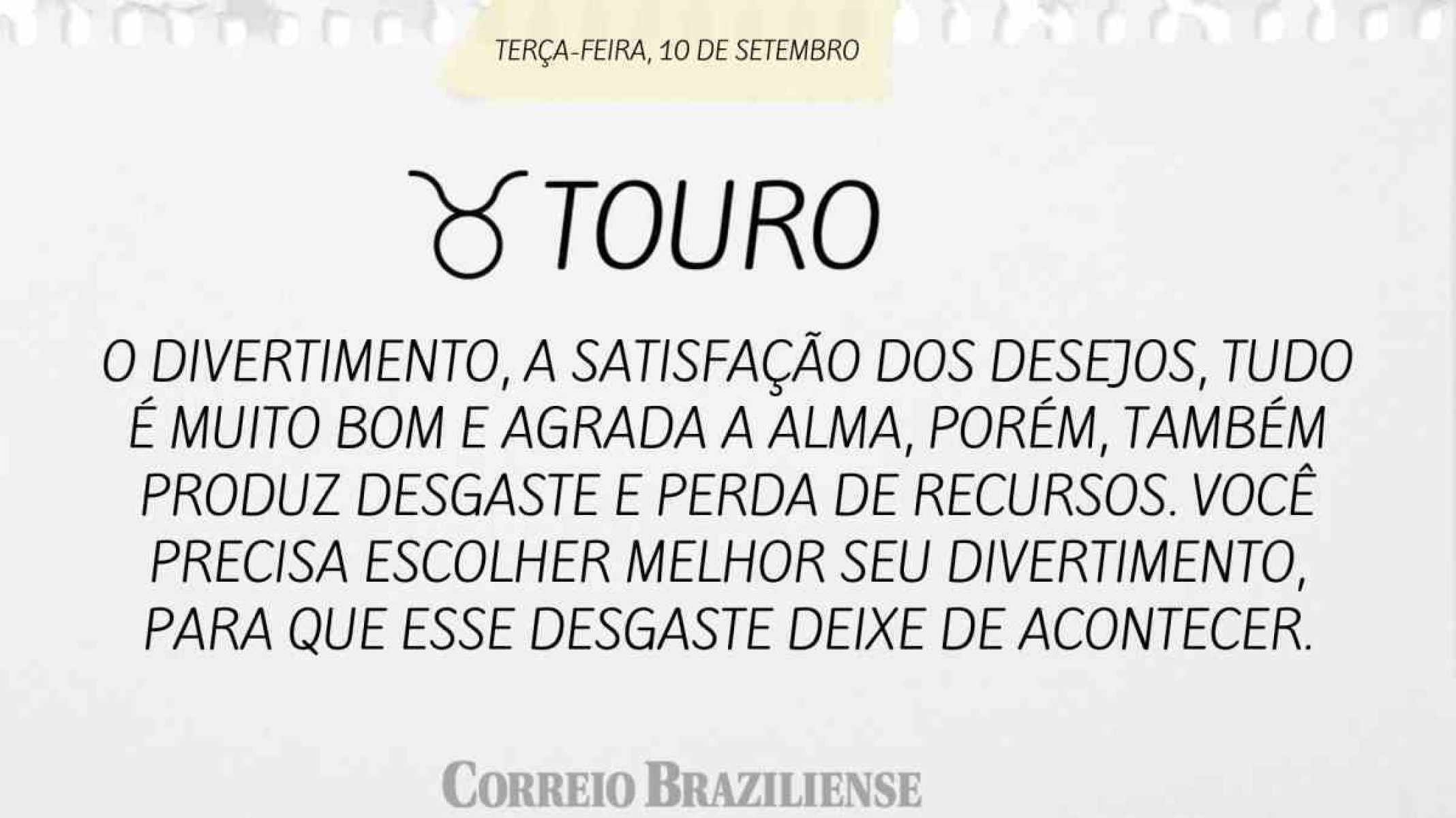 TOURO | 10 DE SETEMBRO DE 2024