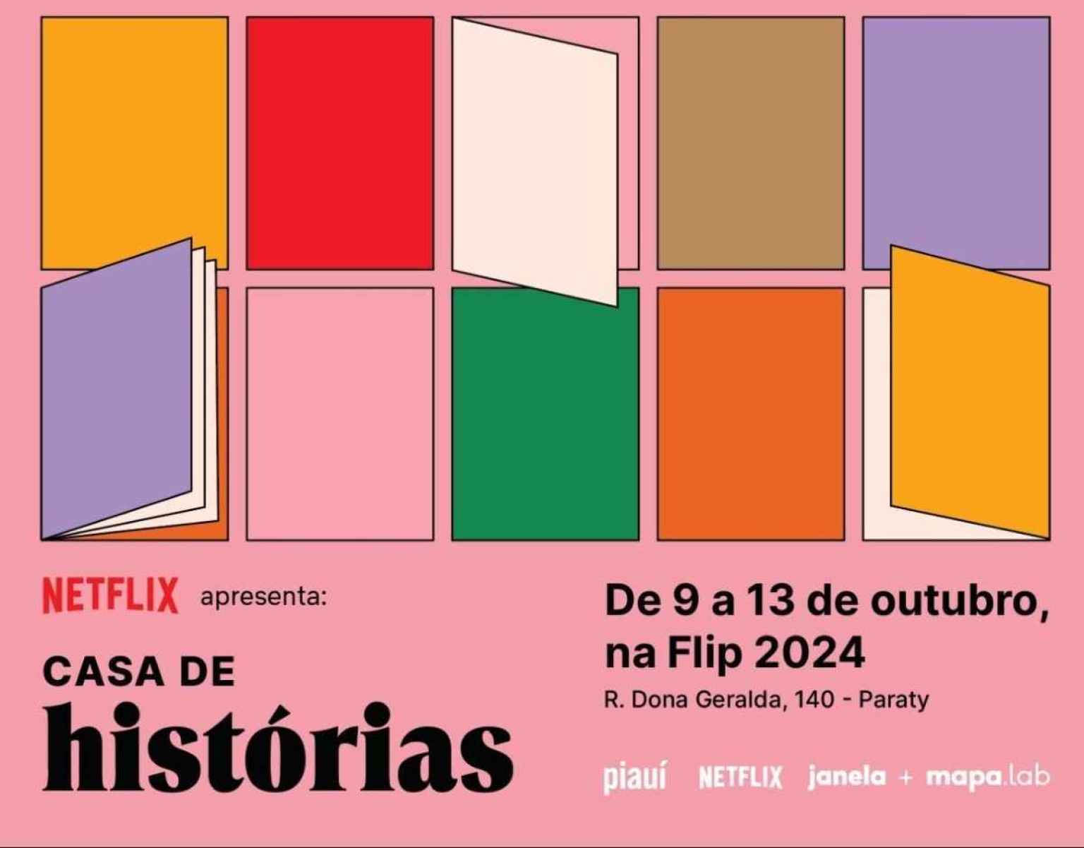 Revista Piauí e Netflix fazem parceria durante a Flip, em outubro