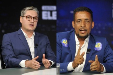 Os últimos candidatos a prefeito de Águas Lindas de Goiás foram entrevistados nesta quarta-feira (11/9). -  (crédito: Minervino Júnior/CB/D.A Press)