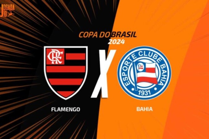 Flamengo e Bahia se enfrentam no Maracanã -  (crédito: Foto: Arte/Jogada10)