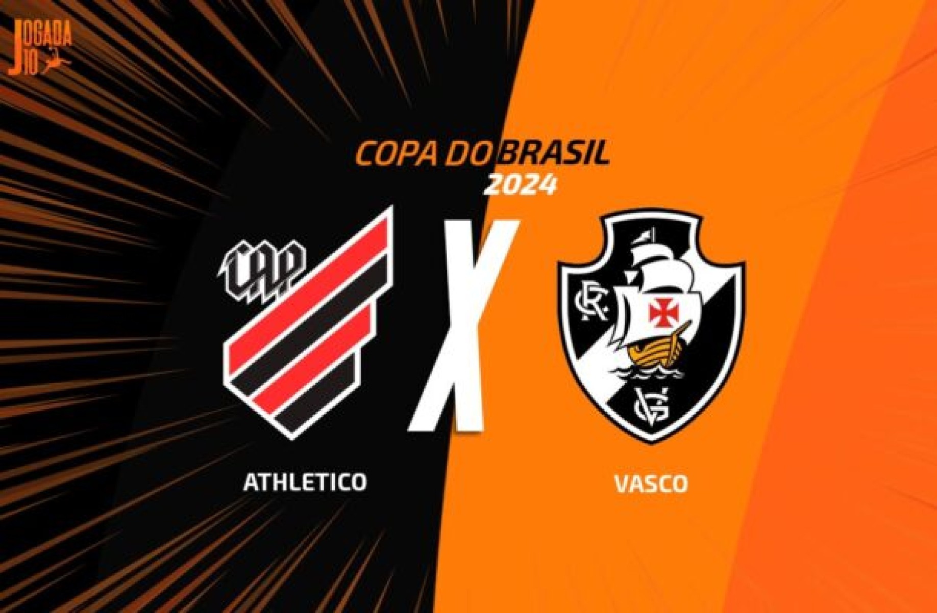 Athletico-PR x Vasco -  (crédito: Foto: Arte Jogada10)