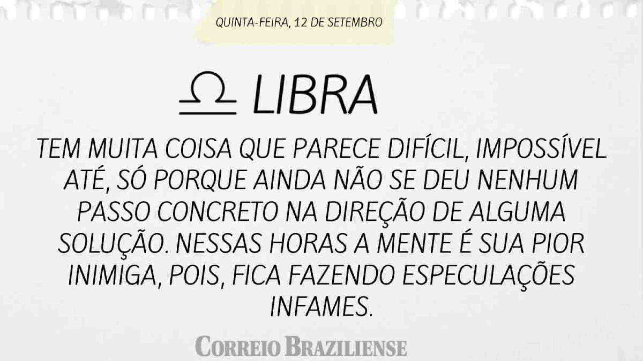 LIBRA | 12 DE SETEMBRO DE 2024