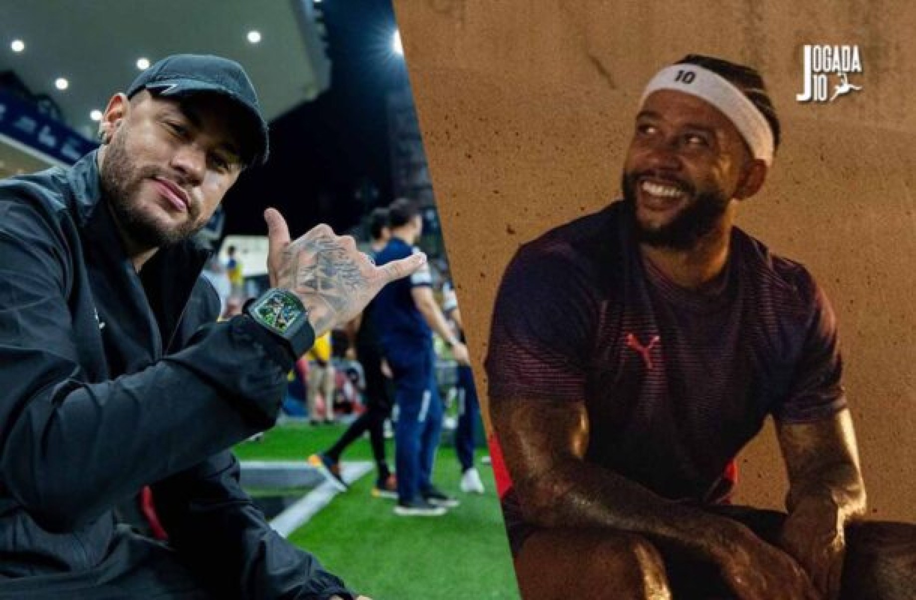 Neymar celebra acordo de Depay com Corinthians e vibra com nível do futebol brasileiro -  (crédito:  Marcelo Caitano)