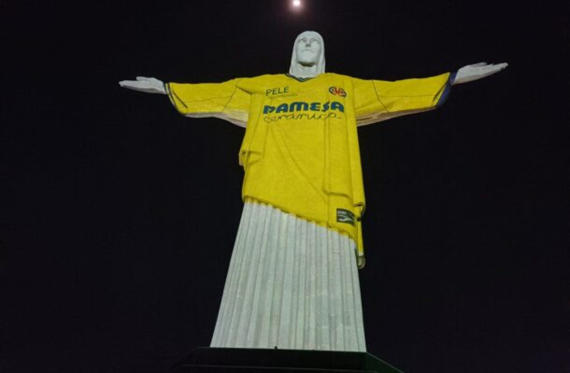 Villarreal e Pelé Academia firmam acordo no Cristo Redentor -  (crédito: Foto: Divulgação/Pelé academia)