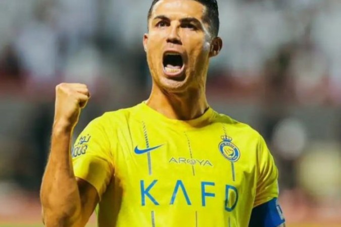 Contador em tempo real exibido por Cristiano Ronaldo em seu canal no YouTube -  (crédito: Foto: Reprodução Youtbe canal UR · Cristiano)