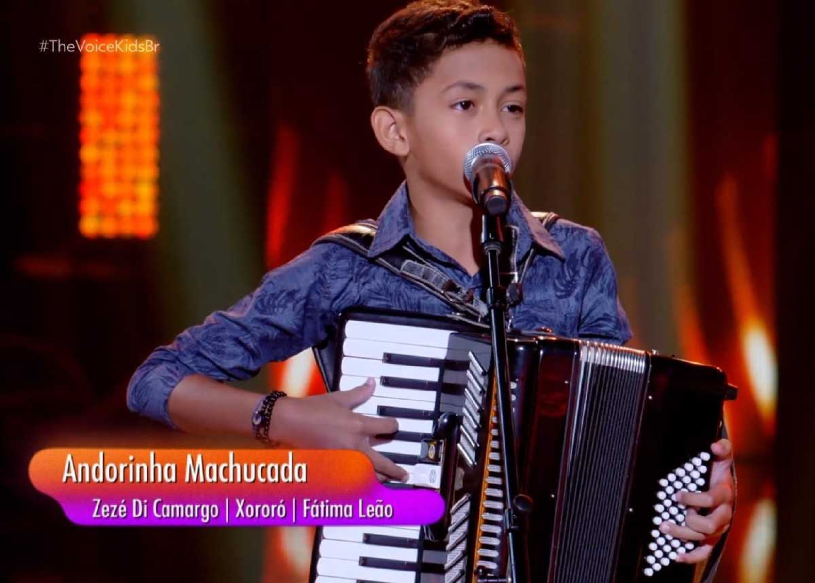 Apresentação as cegas no The Voice Kids