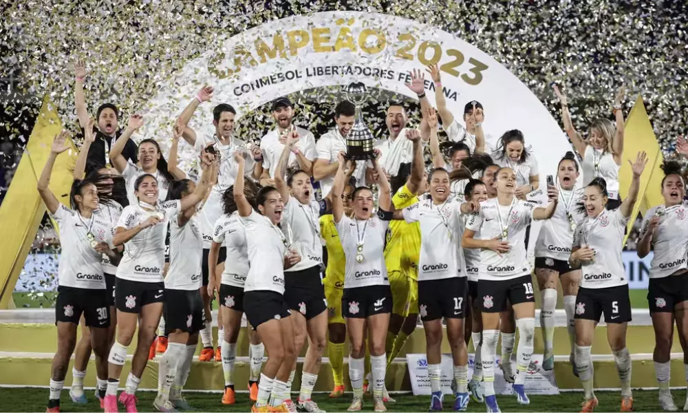 O Corinthians é o maior campeão da Libertadores Feminina, com quatro títulos. -  (crédito: Staff Images/ Conmebol)