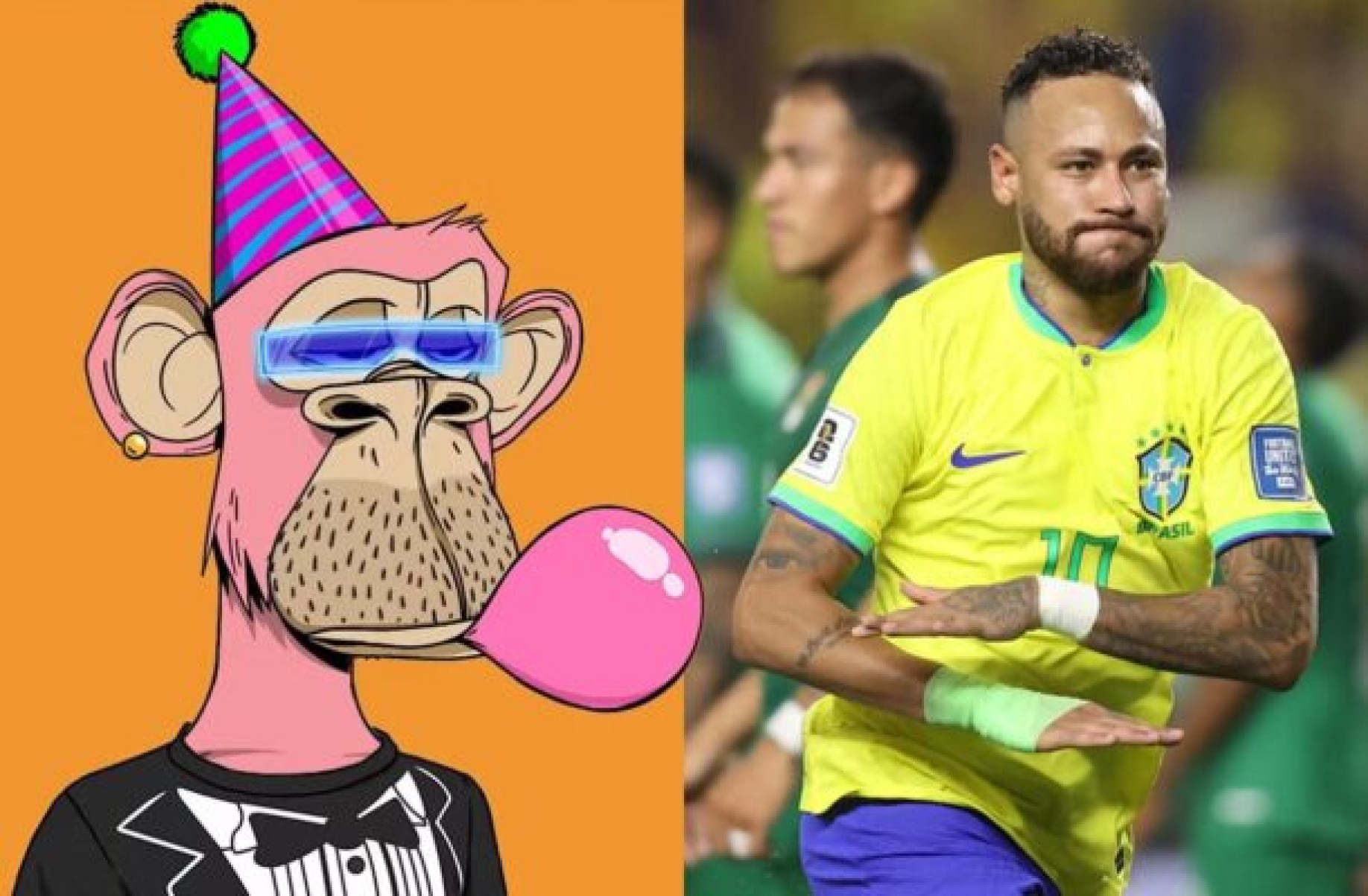 Neymar sofre prejuízo de mais de R$ 5,5 milhões com NFTs  -  (crédito: Foto: Reprodução)