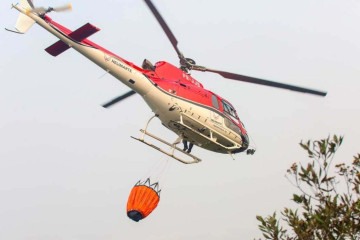 Estado tem 20 aeronaves à disposição para atender ocorrências de incêndios -  (crédito: Marcelo S. Camargo/Governo de SP)